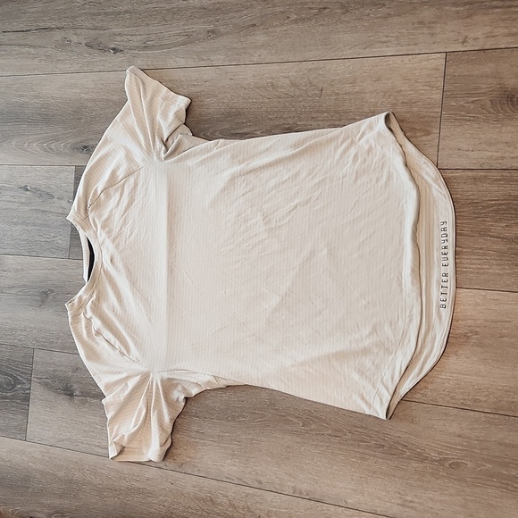 lululemon athletica Tops - Lululemon Stripe Short Sleeve Shirt
